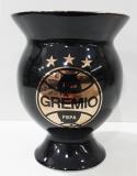 Cuia Porcelana Preta Gremio Dourado - Mix atacadista