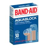 Curativo Band-Aid Aquablock Johnsons 30 Unidades