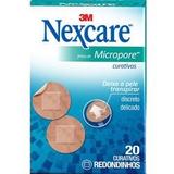 Curativos 3m Nexcare Micropore Redondo 20 unidades - 3m do brasil