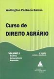 Curso de Direito Agrário - Volume 1 - Livraria do advogado