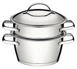 Cuscuzeira 16 Aço Inox Fundo Triplo Allegra Tramontina
