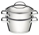 Cuscuzeira 16 Aço Inox Fundo Triplo Allegra Tramontina