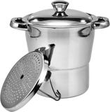 Cuscuzeira 16cm Em Aço Inox - Wellmix