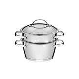 Cuscuzeira de Aço Inox Allegra 2 Peças - Tramontina