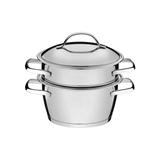 Cuscuzeira Inox 2 Peças Allegra 65650/050 - Tramontina