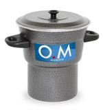 Cuscuzeira Panela Cozimento à Vapor em Alumínio - Om alumínio