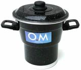 Cuscuzeira Panela Cozimento à Vapor em Alumínio - Om alumínio