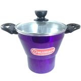 Cuscuzeira Roxa 18cm - Alumi-aço