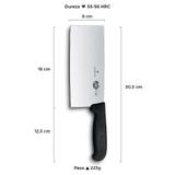 Cutelo profissional 30cm estilo Chinês lâmina 18cm Victorinox 5.4063.18