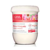 Dagua natural creme de massagem rosa mosqueta e argila branca 650g
