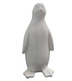Decor ceramica penguim branco perolado 9,5 x 9 x 20 cm - Urban