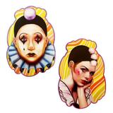 Decoração de Carnaval Kit Pierrot e Colombina Festança - Festabox