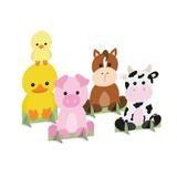 Decoração de Mesa de Festa tema Fazendinha kit com 4 unid - Cromus