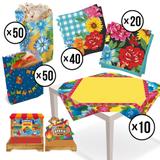 Decoração Festa Junina Kit Saquinho Guardanapo Suporte Doces - Cromus