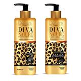 Dellara diva nature kit realinhamento térmico 500ml c/2