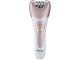 Depilador Elétrico Philco Aqua Deluxe PDP01R - Seco e Molhado 2 Velocidades com Capa Massageadora