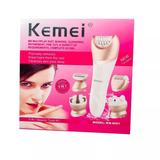 Depilador esfoliador massageador kemei km-8001 - bivolt