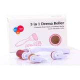 Dermaroller 3 Em 1 Anvisa - 0.5 Mm 1.0 Mm 1.5 Mm - Bcs