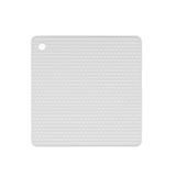 Descanso de Panela Silicone Quadrado Pegador Branco 17 cm - Weck