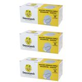 Descarpack Máscara Cirúrgica Com Elástico C/50 (Kit C/03)