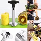 Descascador e fatiador de abacaxi aço inox - profissional 24 cm - Keita