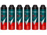 Desodorante Aerossol Antitranspirante Masculino - Rexona Antibacterial Protection 150ml 6 Unidades