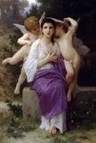 Despertar do Coração - William Bouguereau - Tela 60x89 Para Quadro - Santhatela