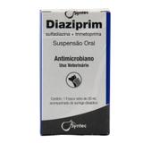 Diaziprim Suspensão Oral Antibiótico Cães e Gatos 20ml - Syntec