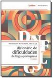 Dicionario de dificuldades da lingua portuguesa - lexikon