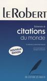 Dictionnaire de citations du monde - Le robert