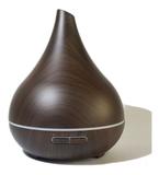 Difusor Aromatizador Umidificador Ambiente Ultrassônico 400ml - Madeira Escura - Aromoterapia Bivolt - B-max