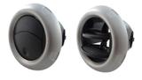 Difusor De Ar Aro Prata do Painel Original Ford Fiesta Rocan 03 04 05 06 07 08 09 010 011 012 013 014 015 Ecosport 03 04 05 06 07 08 09 010 011