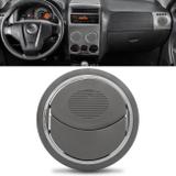 Difusor de Ar Central Lateral Painel Doblo 02 a 18 Novo Palio 12 a 18 Cinza Claro com Aro Prata - Nat