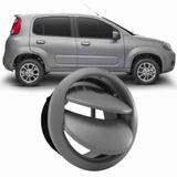Difusor de Ar Painel Central Novo Uno 2010 a 2017 Nova Fiorino 2013 a 2017 Cinza - Auto quality