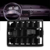 Difusor de Ar Painel Gol Saveiro Parati Voyage Quadrado 88 a 97 Preto com Regulagem Direção do Ar - Auto quality