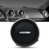Difusor de Ar Painel Gol Voyage Saveiro G4 G5 G6 2006 a 2015 Preto com Aro Cromado Plástico ABS - Auto quality