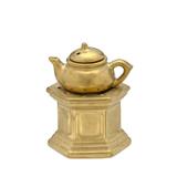 Difusor de Aromas em Cerâmica Dourado 16 cm - Cardosoutl
