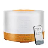 Difusor Elétrico Aroma Ultrassônico Luz Led 500ml Madeira - Aroma diffuser