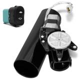 Difusor Escape Eletronico Universal Ronco Esportivo e Original Botão Interruptor 3" Aço Preto - Zp