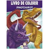 Dinossauros: Col. Livro de Colorir c/ 80 páginas - Blu