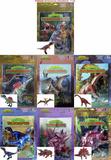 Dinossauros em miniaturas articuladas - Coleção com 7 dinossauros - Bombom books