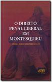 Direito Penal Liberal Em Montesquieu, o - 01Ed/17 - Del rey livraria e editora