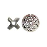 Disco 6mm e Cruzeta Aço Boca 5 - Kit para Moedor de Carne Boca 5 - Picelli