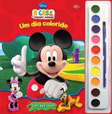 Disney aquarela - casa de mickey mouse, a - um dia colorido - Difusao cultural do livro