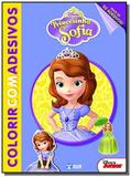 Disney colorir com adesivos - princesinha sofia - Rideel - bicho esperto