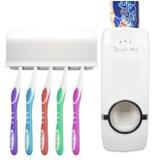 Dispenser de pasta de dente automatico com suporte para escova de dentes 2 em 1 - Faça resolva