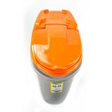 Dispenser Home Armazenador/porta Ração 40 L Laranja - Plast pet