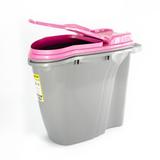 Dispenser Home / Porta Ração Plast Pet 25L - Rosa