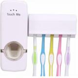 Dispenser p/ Creme Dental + Suporte p/ 5 Escovas Lorben