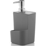 Dispenser Para Detergente Esponja 650ml Sabão Líquido Chumbo - Ou